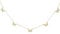 RaiOne Schmetterling Anhänger Sterling Silber Kristall Kette - Schmuck Gold Silber (Gold Kette)