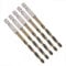 TOP-VIGOR 5Pcs 5mm HSS Hex Shank Twist Drill Bits, High Speed Steel Drill Bit Set 1/4 Inch Shank, Quick Change Drill Bits for Steel, Wood, Plastic, Aluminum