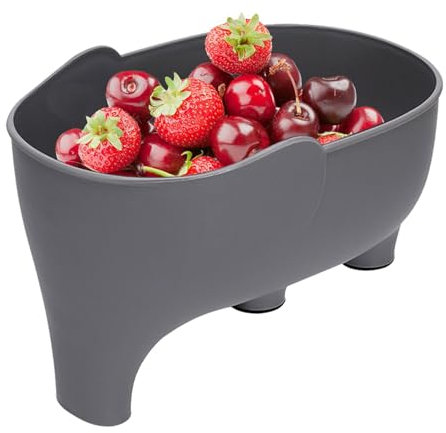 Elephant Drain Basket, Kitchen Sink Drain Baskets, Drainage Basket Funnel, Elephant Sink Drainer, Multifunctional Cute Elephant Shaped Sink Strainer for Food, Fruits, Vegetables, Pasta Fits