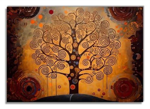 Wallario selbstklebendes Poster - Baum des Lebens, Aufkleber in Premiumqualität, Klebefolie Größe: 70 x 100 cm (Riesenposter)