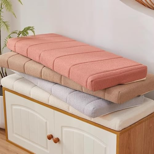 Bettschlange Sitzkissen Bank, rutschfeste Bankauflage, Benutzerdefinierte Sitzauflage Bank, Sitzpolster Outdoor für Fensterbank Oder Gartenbank Schaukel Sofakissen,Terrasse Möbelkissen