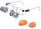 FRCOLOR 5 Pièces Dispositif De Moxibustion Oculaire Myope Aux Noix De Moxa Masseur Coquille Montures De Lunettes Massage Des Yeux Article Spectacle Œil Blanche Fer Forgé