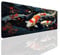 Tapis de Souris Gaming 60x30x0.4cm, Tapis Souris Gamer, Art Mouse Pad Mat Caoutchouc Antidérapante Mousepad Haute Précision et Vitesse, sous-Main Résistant, Tapis Bureau pour Claviers, PC S-35
