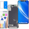 HLYGZX Screen Replacement for iPhone 12 mini TFT LCD Display,A2399 A2176 A2398 A2400 Display 3D Touch Screen Digitizer Assembly Waterproof Adhesive Repair Parts with Kit