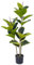 Pianta Finta Da Interno Artificiale Grandi Varie Altezze 100/150/180 Cm Artificiali Vari Modelli Modellabili Decorazioni Casa Ufficio - Albero Della Gomma - Altezza 150cm