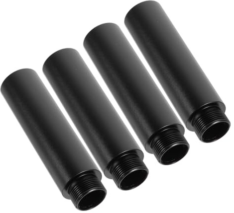Generisch 4stücke Mikrofonverlängerungsrohre Aus Aluminiumlegierung Robuste Und Leichte Mikrofonständer-erweiterung Für Verschiedene Mikrofone Und Stative Installieren Lagern