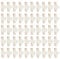 XuQiZZpp 50 pz/set di mollette in legno mollette in legno piccole amore cuore mollette foto clip per la decorazione di nozze mestiere