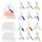 20 Pz Sacchetti Albero della Vita Portachiavi Pietra di Cristallo Naturale ,Sacchettini Bustine Confetti,Decorazione per Regalo Bomboniere Matrimonio Comunione,Battesimo,Nascita,Matrimonio,Segnaposto