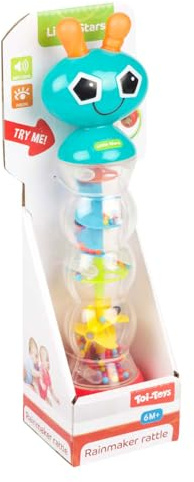 Toi-Toys Baby Rassel Regenmacher und Spiegel buntes Spielzeug