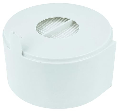 vhbw HEPA Filter kompatibel mit Dyson WD05 | WD05 TALL, WD06, AB10, Tap AB09, WD04, AB10 TALL, AB11 Händetrockner - H13, Weiß