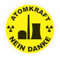 carstyling XXL Aufkleber Atomkraft - Nein Danke Ø 70 mm