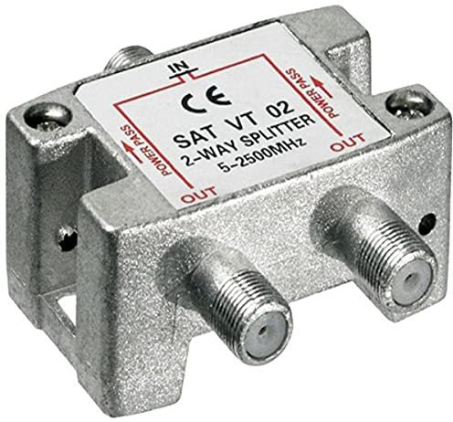 Goobay 63454 SAT-Verteiler, 2-fach