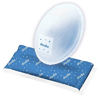 dodie Coussinets d'allaitement Nuit en Pochette Individuelle, Blanc, 30 Pièces, 162 g