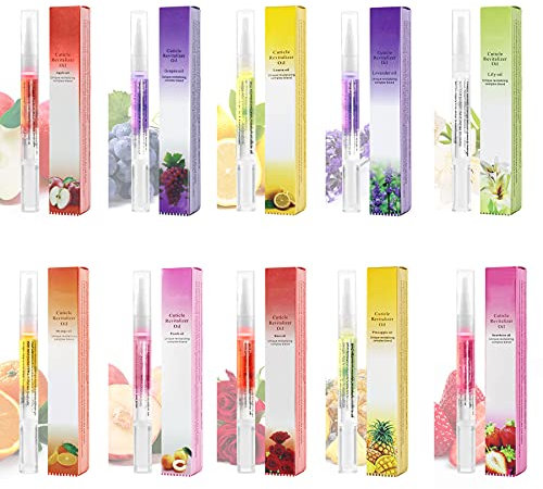 10PCS Nail Art Cuticle Revitalize Revitalizer Oil Pen Brush Treatment Manicure