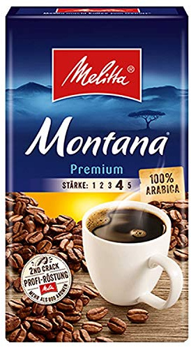 MELITTA Filterkaffee Montana Premium gemahlener Röstkaffee 9x500g kräftig