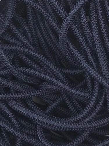 3m Gummikordel am Stück, Gummiband, freie Farbwahl, 22 Farben (Dunkelblau)