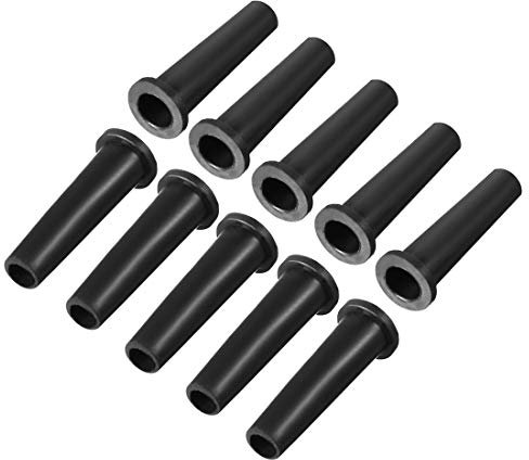 sourcingmap 10pcs 6.5-4.5mm PVC Strain Relief Cord Boot Protector Cable Sleeve Hose 33mm for Aviation Power Tool