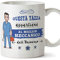 Mugffins Meccanico Tazze Originali di caffè e Colazione da Regalare Lavoratori e Professionisti - Questa Tazza appartiene al Meglio Meccanico dell'universo - Ceramica 350 ml