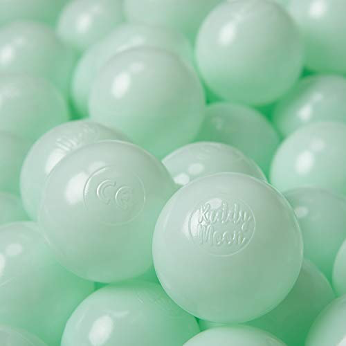 KiddyMoon Bälle für Bällebad 6cm Baby Spielbälle Kinder Plastikbälle Made In EU