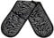 ChienAndalucia Joy Division Oven Gloves (Double Belt Version) - Black Cotton Pot Holder