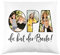 Herz & Heim® Außergewöhnliches Fotokissen mit eigenen Fotos für Mama und Papa, Oma oder Opa Bester Opa