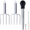 Stainless Steel Turkey Baster and Poultry Lifters Fork Set of 2. Food Grade Stainless Steel and Rubber. Dishwasher-Safe