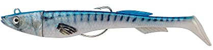 Berkley PowerBait Power Sardine - Saltwater Soft Bait Minnow Paddle Tail Fishing Lure for Bass, Seabass, Pollack, Black Cod, Eel, Ling and Wrasse