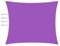 Voiles d'ombrage pour Patio Triangulaire Rectangulaire Voile d'ombrage avec Corde Libre Imperméable Résistant UV98% pour Jardin Terrasse Camping Piscine Extérieur Balcon 3x6m Violet