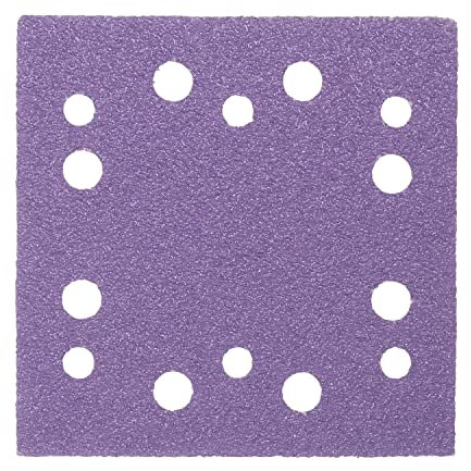 Zirconium 1/4 Sheet Sanding Sheet 10 Pieces 114 mm x 110 mm 60 Grit
