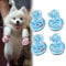 Zerodis Sommer Mesh Atmungsaktive Hundesandalen Atmungsaktiv Verhindern Sie, DASS Hundeschuhe Verrutschen (Blau)