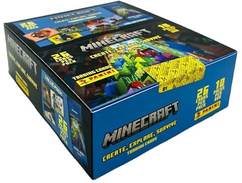 Panini Minecraft Sammelkarten - Create, Explore, Survive - Trading Cards (Fatpack Box)