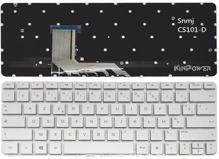 Clavier Azerty Français Compatible avec HP Pro X360 G1 Rétroéclairage