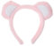 Amosfun Kuschelige BäRenohren Haarreif FüR Kinder Und Erwachsene - Perfekte Kopfbedeckung FüR Fasching Halloween Hochzeiten Und GesichtswäSche in Rosa
