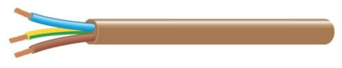 1PEZZO CAVO MULTIPOLARE FLESSIBILE FS18OR18 Rt.100 Mt. sez. 2x1