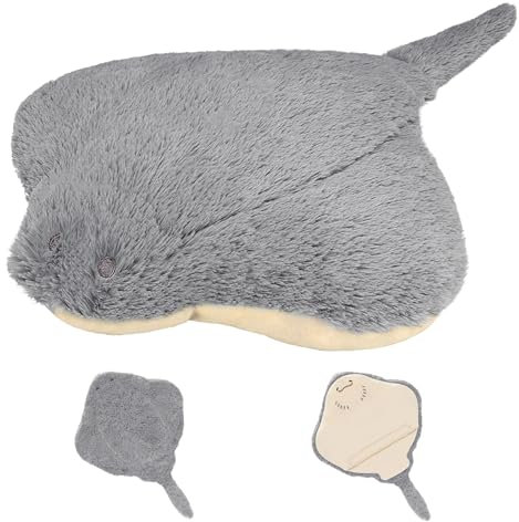 Mewaii Almohadilla de Rayas por Microondas Lindo Animal de Peluche Almohadilla de Peluche Calentamiento Menstrual Calambre Sin Sabor Regalo per Niña Niño Mujer 30CM