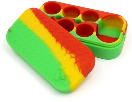 Weedness Silicon Box Groß für Öl - Öl-Bong Dabbing Dabber Glas-Bong Rauchen Pfeife Dab Oil-Container