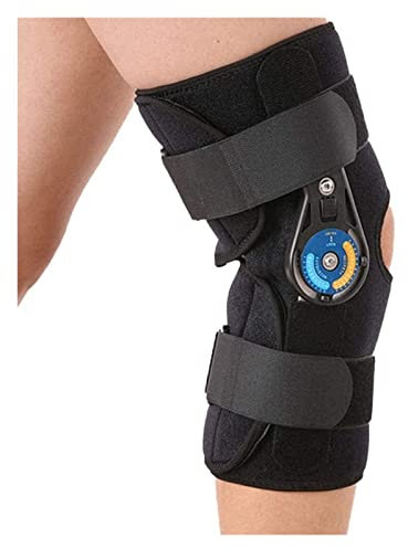 XDAWQP Adjustable Joints Orthosis Hinged Leg Knee Brace Fixation Bracket Knee Support Leg Stabilizer Used For Arthritis Ligament Injury