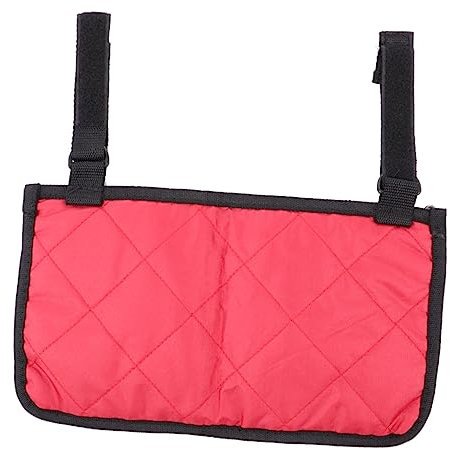 TOGEVAL Praktische Seitliche Aufbewahrungstasche Für Rollstühle Seitliche Tasche Mit Mehreren Taschen Für Rollstühle Sitz-Organizer Für Elektrorollstühle Gehhilfen Scooter