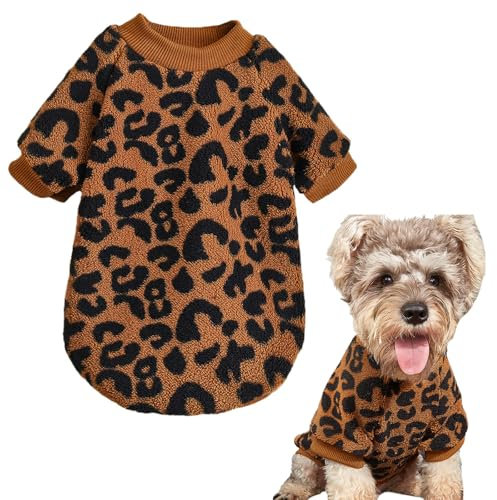 CutitiUU Haustier Pullover Warme Winter Hund Pullover Warme Hundepullover Kaltwettermantel Hundepullover Für Chihuahua Weichheit Komfort Geeignet Für Kleine Mittlere Und Große Hunde (M)
