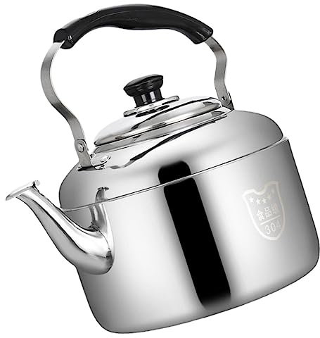 PAMINGONO Teekessel Für Herd Großes Fassungsvermögen Ergonomischer Griff Exquisit Verarbeitet Vielseitig Einsetzbar Für Teezubereitung Und Andere Getränke