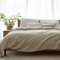 URBANARA COTA Musselin-Tagesdecke 220x240 cm I 100% Baumwolle Made in Portugal Weich & Atmungsaktiv I Sofa Bett-Überwurf Couchdecke Wohndecke Kuscheldecke Plaid Bedspread Oeko Tex 100 I Natur