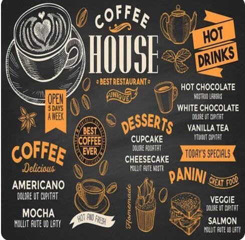 rskjdghshd Papier Peint Photo Personnalisé 3D Aquarelle Café Restaurant Fond Mural Peinture Murale Graffiti-400Cmx280Cm