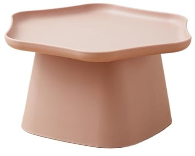 XYGQYJ Wohnzimmer-Beistelltisch Sofa Seite Tisch Wabi-sabi Stil Extrem Einfache Kleine Kaffee Tisch Nordic Ins Ecke Tisch Einfache Moderne Couchtisch(Pink,L)