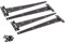 Garden Mile 4 Pack 18 Inch / 450mm Black Garden Gate Hinges for Wooden Gates Heavy Duty Powder Coated for Weather Protection T Hinges with Screws for Shed Garage Barn Doors Gate Hinge
