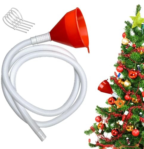 fayarrd Trichter zum Gießen des Weihnachtsbaums - Bewässerungsausrüstung für, großer Trichter für Gartenpflanzen, festliche Dekorationen für Zuhause, Grünliebhaber