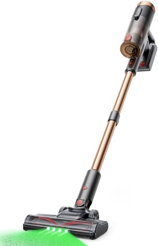Proscenic P11 Ultra Staubsauger Kabellos, Leichter Selbststehend 50Kpa 50Min Akku Staubsauger mit Touchscreen Grünes Licht Anti-Tangle, akkusauger für Teppich Hartböden Vorhang Auto Haustierhaare