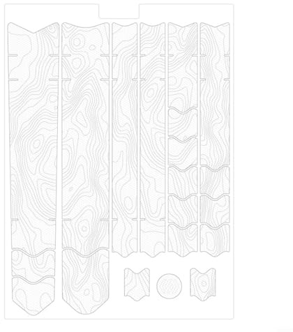Chroavel 9 Stück Schutzfolien für Fahrradrahmen, kratzfest, 3D-Mikroschnitz-Design, verschleißfester Schutz für Kiesstraßen, für Fahrrad, schwarz oder transparent (04)