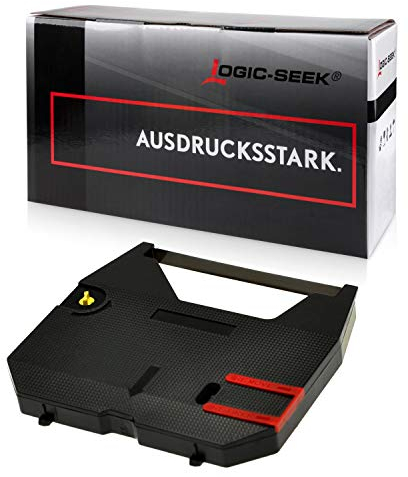 Logic-Seek Farbband kompatible für Brother AX-10 Gruppe 153 schwarz C-Film 1030 - Schwarz