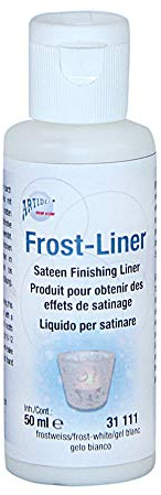 CREATIV DISCOUNT Frost-Effektfarbe, 50 ml, Frostweiß