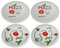 Retsch Arzberg – Piatto per pizza, ø 30 cm, in porcellana, Porcellana, Pomodoro & Spezia, 4 pezzi